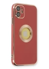 BFS  iPhone 12 Kılıf Store Silikon - Kırmızı