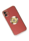 BFS  iPhone 12 Kılıf Store Silikon - Kırmızı