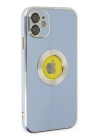 BFS  iPhone 12 Kılıf Store Silikon - Sierra Blue