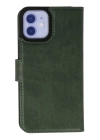 BFS  iPhone 12 Kılıf Trend S Plus Kapaklı Kılıf - Yeşil