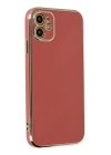 BFS  iPhone 12 Kılıf Volet Silikon - Kırmızı