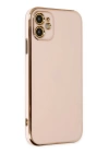 BFS  iPhone 12 Kılıf Volet Silikon - Pembe