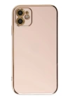 BFS  iPhone 12 Kılıf Volet Silikon - Pembe