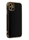 BFS  iPhone 12 Kılıf Volet Silikon - Siyah
