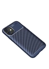 BFS  iPhone 12 Mini Kılıf Auto Focus Karbon Kapak - Lacivert
