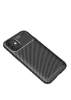 BFS  iPhone 12 Mini Kılıf Auto Focus Karbon Kapak - Siyah