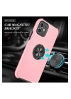 BFS  iPhone 12 Mini Kılıf Elit Yüzüklü Kapak - Pembe