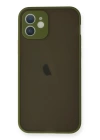 BFS  iPhone 12 Mini Kılıf Montreal Silikon Kapak - Açık Yeşil