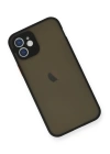 BFS  iPhone 12 Mini Kılıf Montreal Silikon Kapak - Siyah