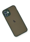 BFS  iPhone 12 Mini Kılıf Montreal Silikon Kapak - Yeşil