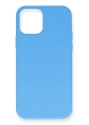 BFS  iPhone 12 Mini Kılıf Nano içi Kadife Silikon - Mavi