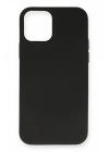 BFS iPhone 12 Mini Kılıf Nano içi Kadife Silikon - Siyah