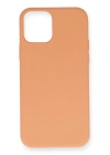 BFS  iPhone 12 Mini Kılıf Nano içi Kadife Silikon - Turuncu