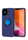 BFS  iPhone 12 Mini Kılıf Range Yüzüklü Silikon - Mavi
