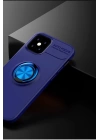BFS  iPhone 12 Mini Kılıf Range Yüzüklü Silikon - Mavi