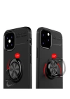 BFS  iPhone 12 Mini Kılıf Range Yüzüklü Silikon - Mavi
