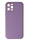 BFS  iPhone 12 Pro Kılıf Coco Deri Silikon Kapak - Lila
