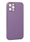 BFS  iPhone 12 Pro Kılıf Coco Deri Silikon Kapak - Lila
