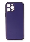 BFS  iPhone 12 Pro Kılıf Coco Deri Silikon Kapak - Mor