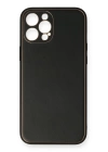 BFS  iPhone 12 Pro Kılıf Coco Deri Silikon Kapak - Siyah