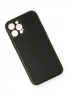 BFS  iPhone 12 Pro Kılıf Coco Deri Silikon Kapak - Siyah