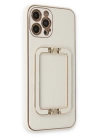 BFS  iPhone 12 Pro Kılıf Coco Elit Kapak - Beyaz