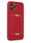 BFS  iPhone 12 Pro Kılıf Coco Elit Kapak - Kırmızı