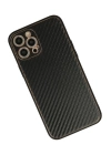 BFS  iPhone 12 Pro Kılıf Coco Karbon Silikon - Siyah