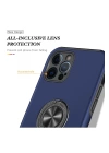 BFS  iPhone 12 Pro Kılıf Elit Yüzüklü Kapak - Lacivert