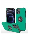 BFS  iPhone 12 Pro Kılıf Elit Yüzüklü Kapak - Yeşil