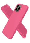 BFS  iPhone 12 Pro Kılıf First Silikon - Pembe