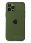 BFS  iPhone 12 Pro Kılıf Fly Lens Silikon - Yeşil