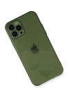 BFS  iPhone 12 Pro Kılıf Fly Lens Silikon - Yeşil