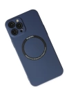 BFS  iPhone 12 Pro Kılıf Jack Magneticsafe Lens Silikon - Lacivert