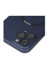 BFS  iPhone 12 Pro Kılıf Jack Magneticsafe Lens Silikon - Lacivert