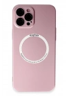 BFS  iPhone 12 Pro Kılıf Jack Magneticsafe Lens Silikon - Rose Gold
