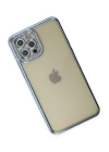 BFS  iPhone 12 Pro Kılıf Joke Taşlı Silikon - Mavi