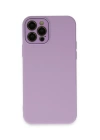 BFS  iPhone 12 Pro Kılıf Lansman Glass Kapak - Lila