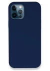 BFS  iPhone 12 Pro Kılıf Lansman Legant Silikon - Lacivert