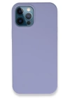 BFS  iPhone 12 Pro Kılıf Lansman Legant Silikon - Lila