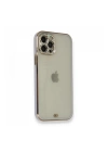 BFS  iPhone 12 Pro Kılıf Liva Taşlı Silikon - Mor