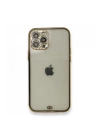 BFS  iPhone 12 Pro Kılıf Liva Taşlı Silikon - Siyah