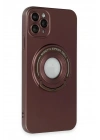 BFS  iPhone 12 Pro Kılıf Lukka Magneticsafe Kapak - Kahverengi