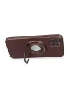 BFS  iPhone 12 Pro Kılıf Lukka Magneticsafe Kapak - Kahverengi