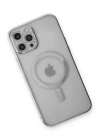 BFS  iPhone 12 Pro Kılıf Magneticsafe Lazer Silikon - Gümüş