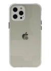 BFS  iPhone 12 Pro Kılıf Miami Şeffaf Silikon - Şeffaf
