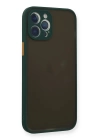 BFS  iPhone 12 Pro Kılıf Montreal Silikon Kapak - Yeşil