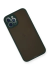 BFS  iPhone 12 Pro Kılıf Montreal Silikon Kapak - Yeşil