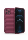 BFS iPhone 12 Pro Kılıf Optimum Silikon - Bordo