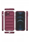 BFS iPhone 12 Pro Kılıf Optimum Silikon - Bordo